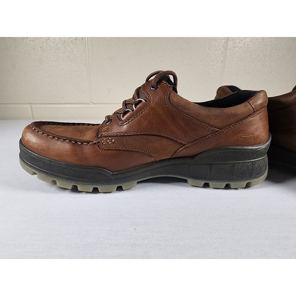 ECCO Track 25 II GTX Low Mens 13 Brown Leather Gore-Tex Waterproof Hiking Shoes - Picture 12 of 12